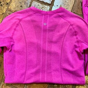 lululemon athletica Pink Long Sleeve Top